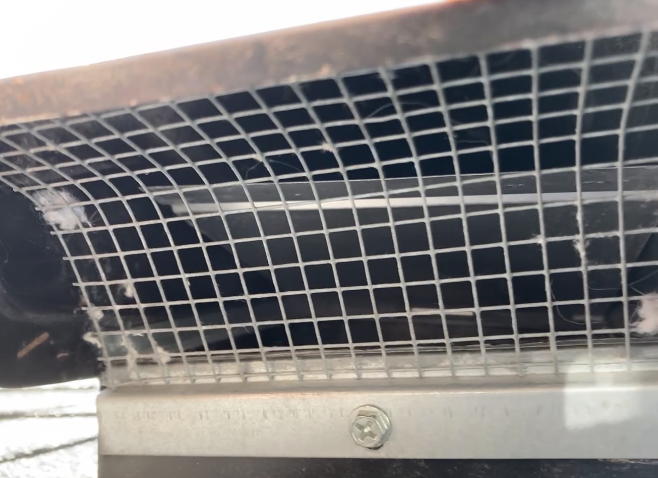 Clean dryer vent after service by Jeff Sikes Chimney Services