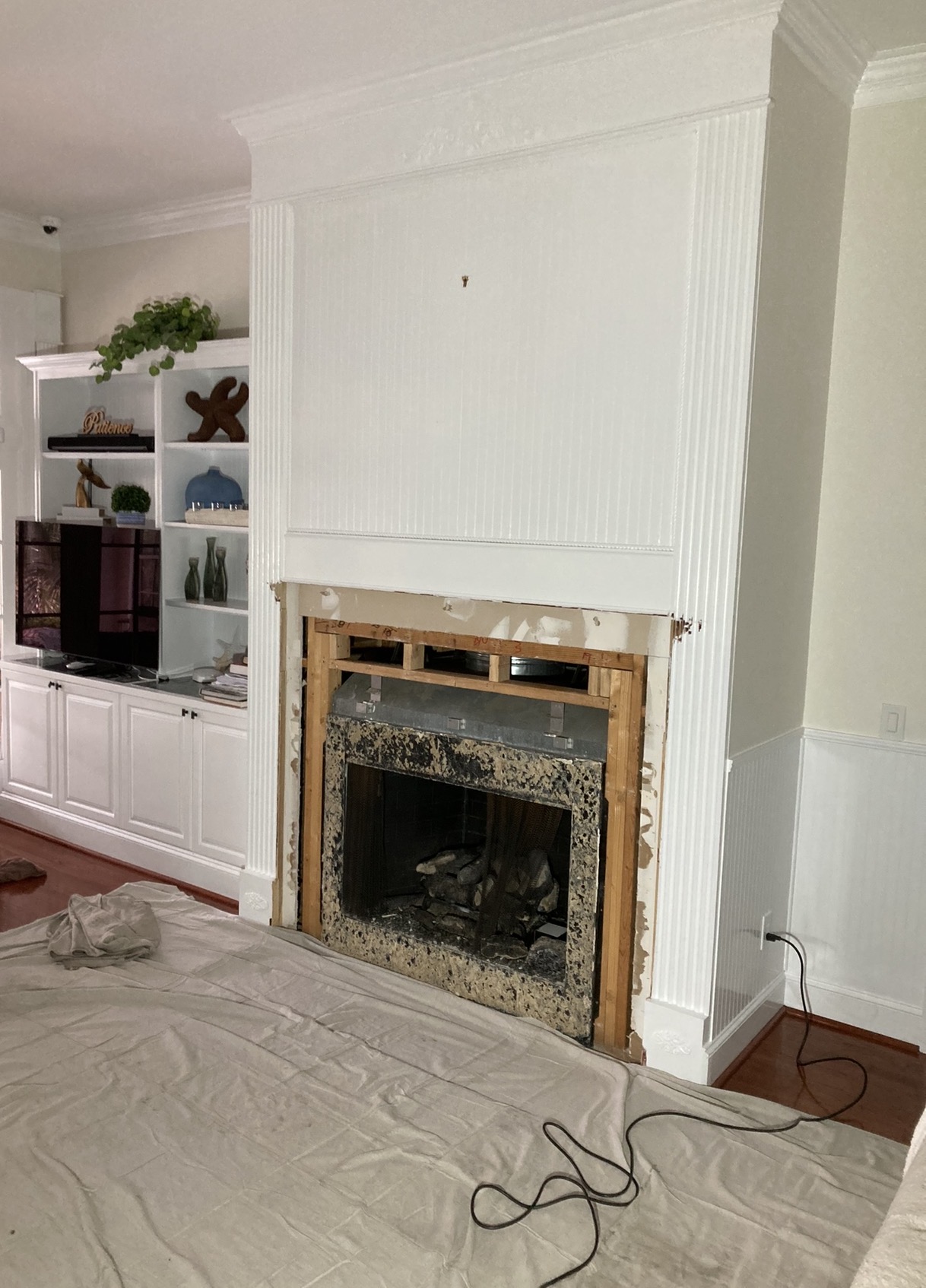 Fireplace renovation by Jeff Sikes Chimney Services Wilmington NC