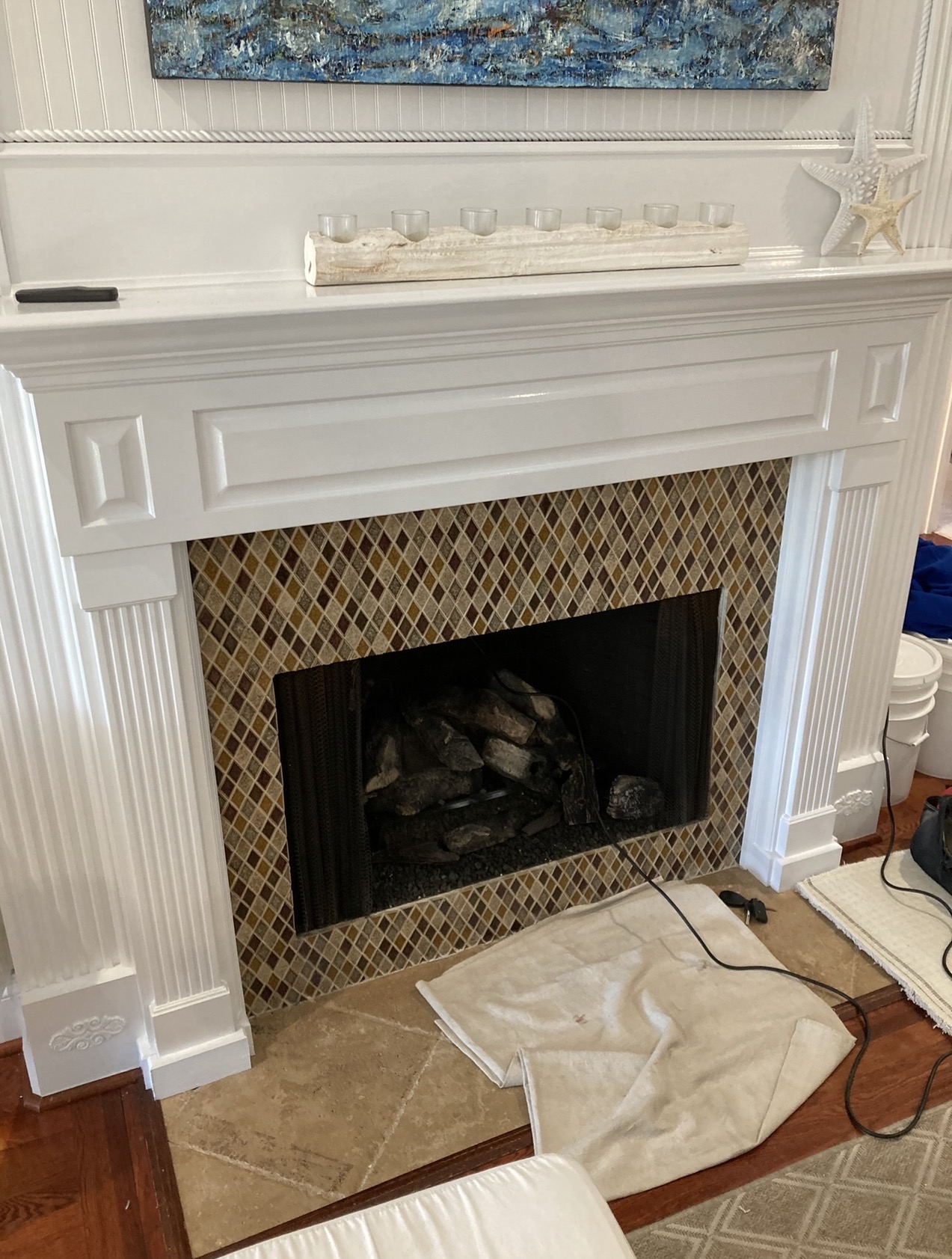 Jeff Sikes gas log fireplace installation Wilmington NC